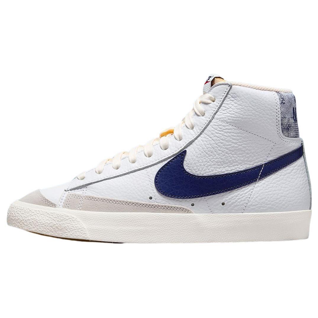 

Nike Blazer Mid 77 White Midnight Navy Sail Gym Red FN6877-100 43