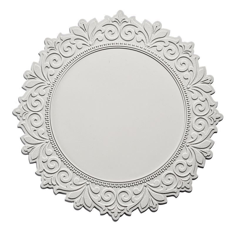 Nordic Silicone Embossed Lace Heat-Resistant Mat - Placemat, Teacup, Bowl, Pot, and Dinner Plate Accessory