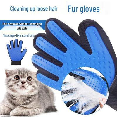 Cat and Dog Grooming Bath Gloves: Massage, Brush, and Hair Removal Pet Supplies