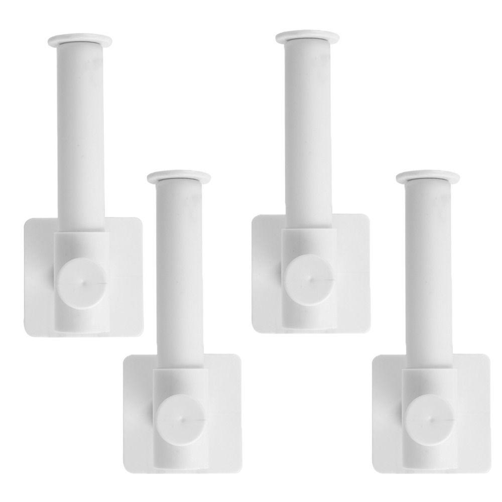 Hat Racks Multi-purpose Retractable Kitchen Plastic Wrap Roll Storage Rack Strong Bearing Capacity L-shaped Face Towel Holder белый 3587₽