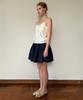 Sinun Lace Flared Skirt (Navy)