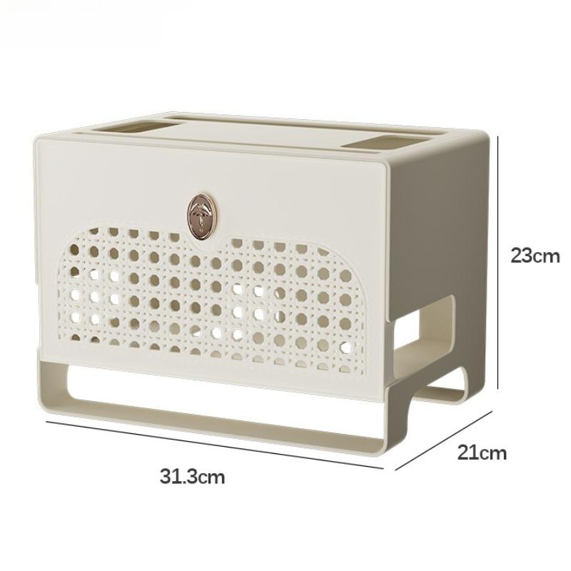 

Router Storage Box Socket Cable Management Boxes TV Set-top Box Desktop Storage Rack белый