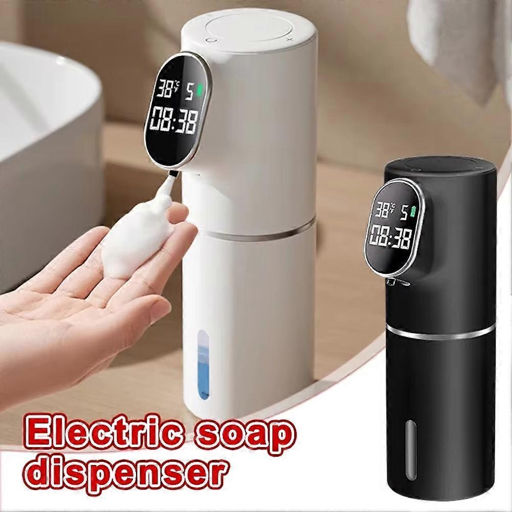 Smart Soap Foam Dispenser 5 Gear Touchless 320ml Temperature Time Display Automatic Infrared Sensor