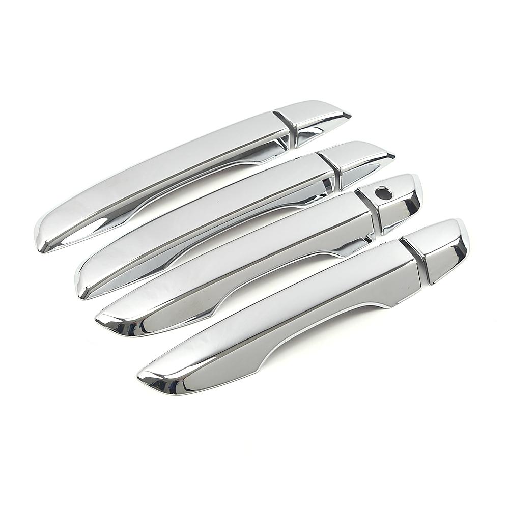 For Honda Civic 2016-2020 10 Gen Carbon Fiber Color Modify Refit Chrome Door Handle Cover Decoration Trim Protection Sticker