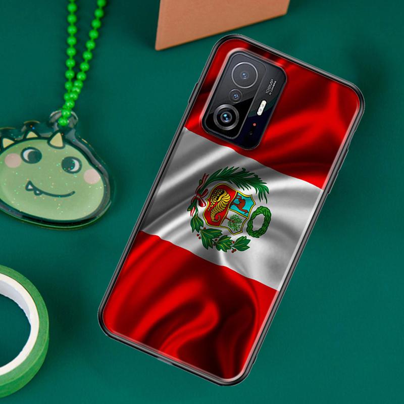 Peru Flag Case For POCO F5 X5 X3 Pro X4 F4 GT F3 M5s C40 Cover For Xiaomi 13 12 Lite 11T 12T Pro 12X