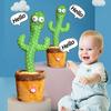 1 Stück Sprechender Kaktus Baby Spielzeug Tanzender Kaktus Wiederholt Was Sie Sagen Für Kinder Mit Englischen Liedern Tanzendes Spielzeug Als Geschenk Kleinkind Mädchen Junge