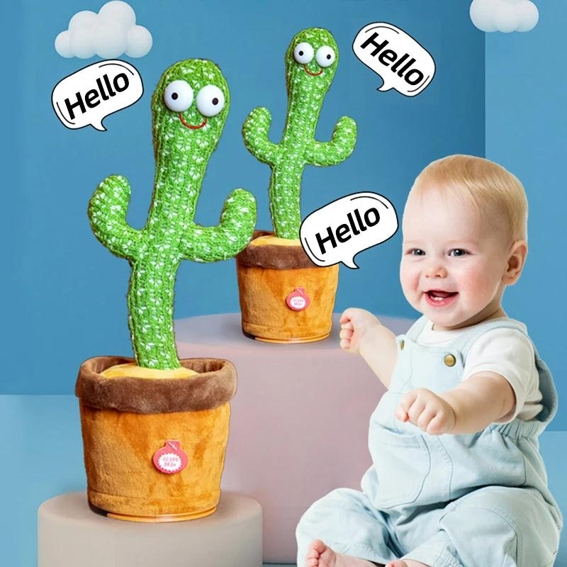 1 Stück Sprechender Kaktus Baby Spielzeug Tanzender Kaktus Wiederholt Was Sie Sagen Für Kinder Mit Englischen Liedern Tanzendes Spielzeug Als Geschenk Kleinkind Mädchen Junge