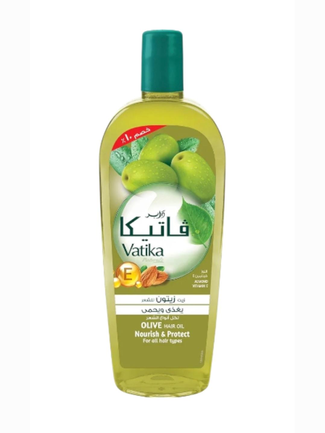 

Olive Enriched Hair Oil (180mL) | Natural Extract of Almonds with Vitamin E | Nourishes and Protects Hair | For All Hair Types 180 mL