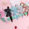 Gradient Sequin Bow 1cm Headband & Hair Clip - Colorful Kids' Party Accessories