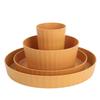 ZISIZ Wheat Straw Tableware Set