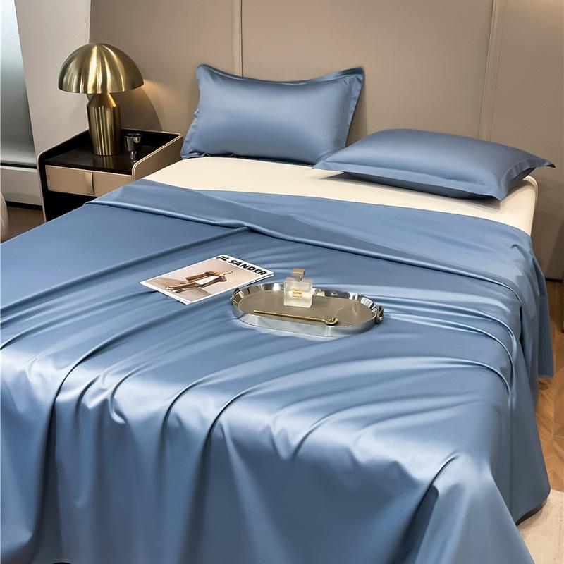 Простыни Твердые Плоские Нескользящие Удобные Двуспальные Матрасы Полного Размера Чехол — фото 9