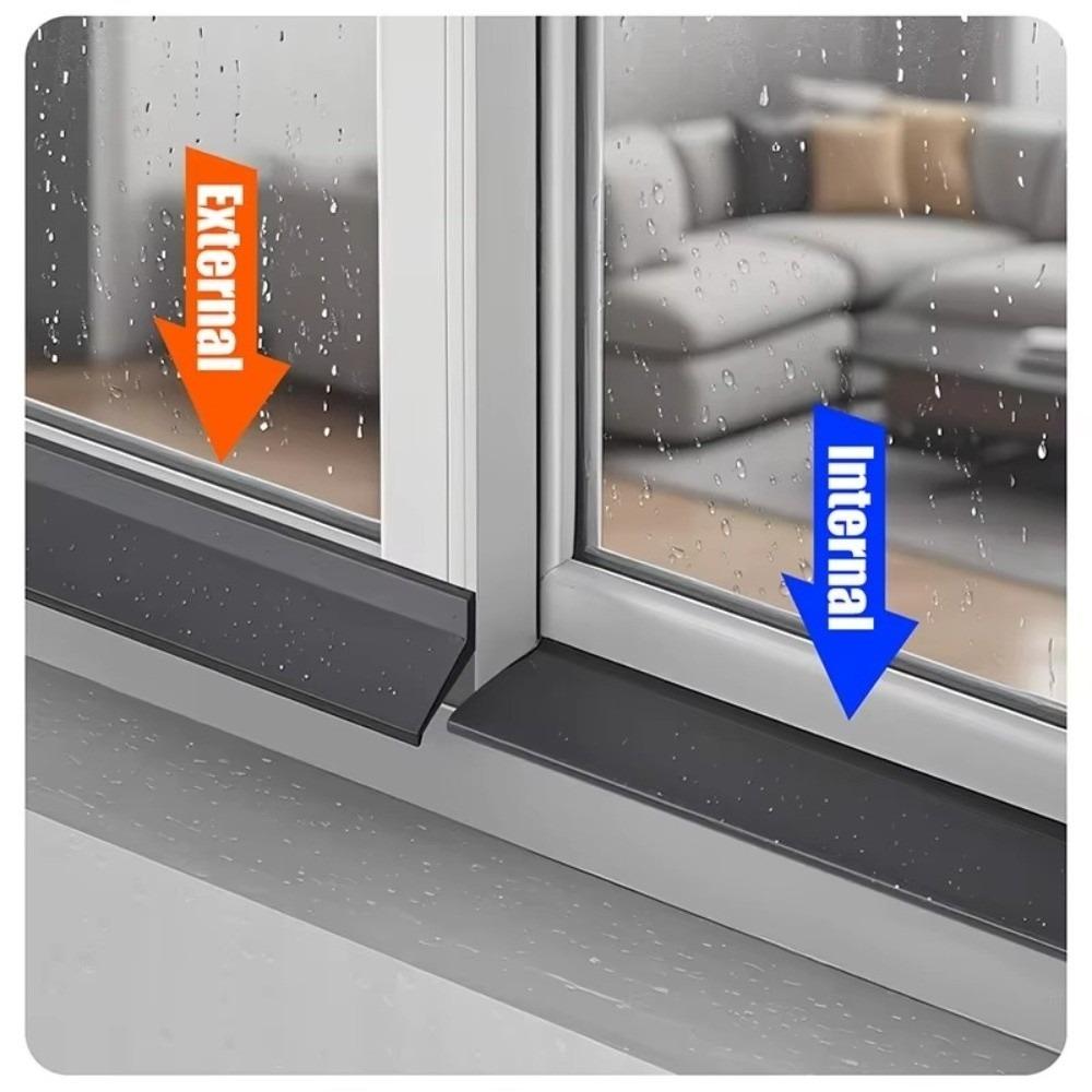 Ainproof Water Backflow Window Water Blocking Bar Sealing Function Rain Flashing Board  Home Window