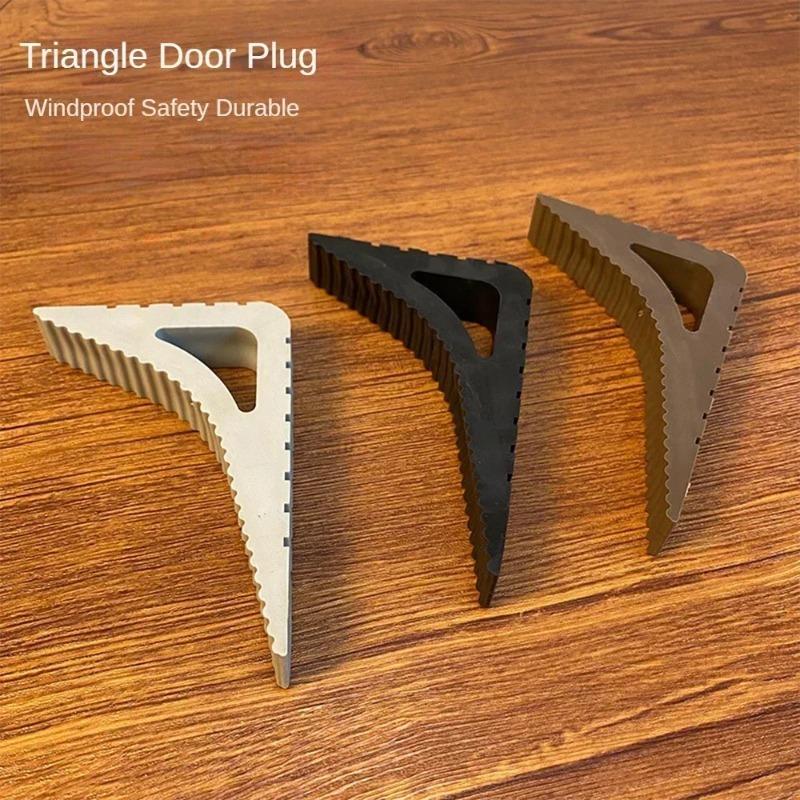 1/3pcs Door Stops Triangle Anti-collision Stop Blocks Multifunctional Reusable Floor Wedge Doorstops Home Office Window Limiter