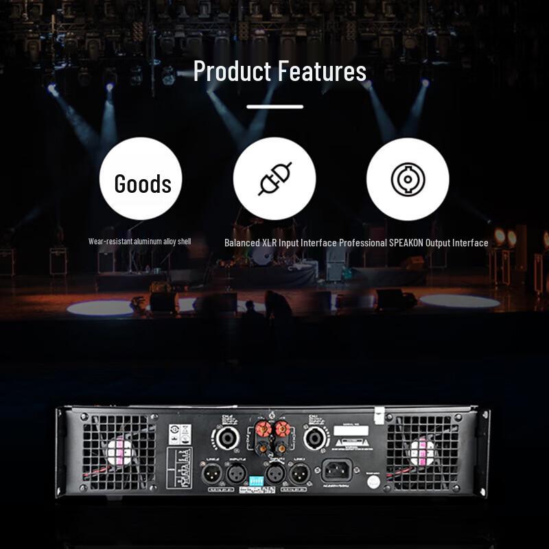 TAKSTAR EA-2 Professional Dual-Channel Power Amplifier