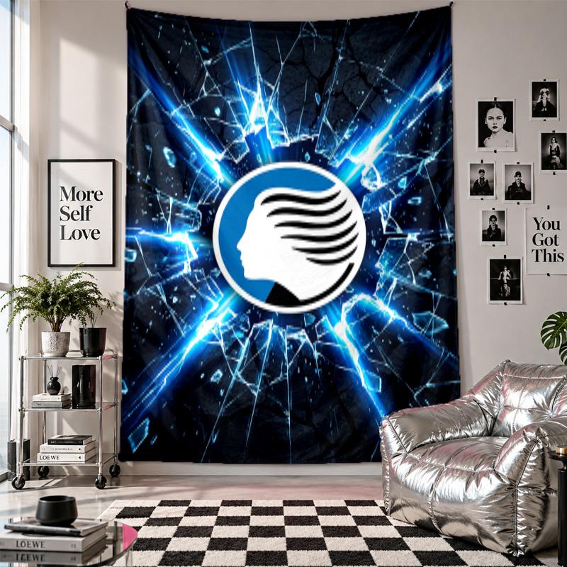 Atalanta FC Wall Tapestry Home Decor Wall Hanging Cloth for Bedroom Living Room Background