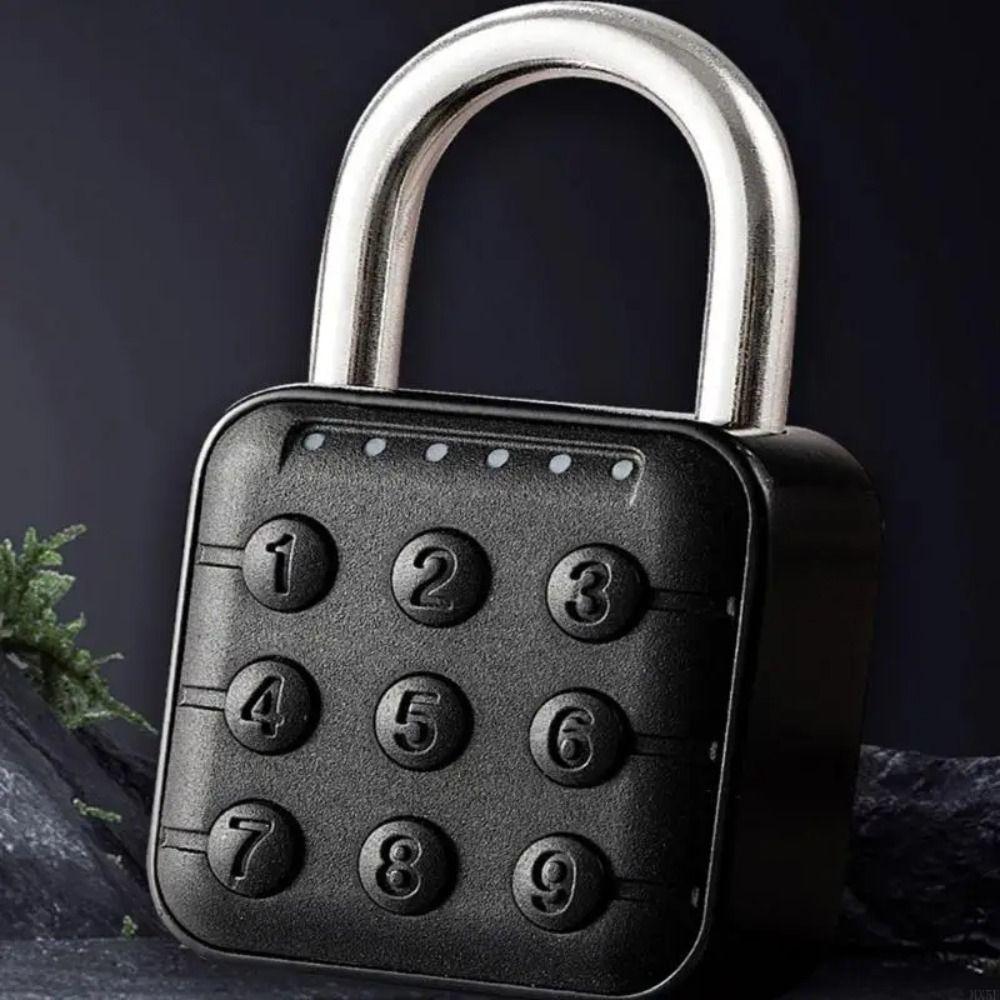 Waterproof Smart Padlock Keyless Electronic Door Lock Cabinet Fingerprint Lock  Outdoor