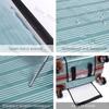 Travel Transparent Luggage Cover Waterproof And Dustproof Pvc Wear Resistant Fits 20-30 Inch Suitcases