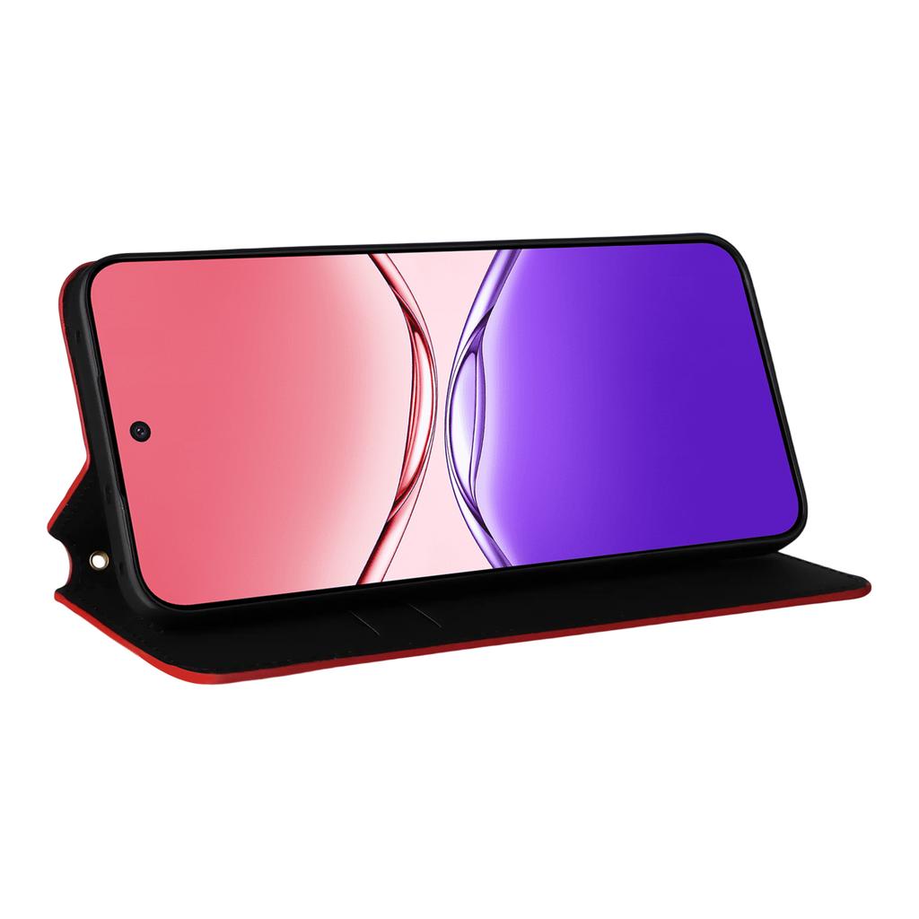 For Oppo F29 5G Case Wallet Rhombus Imprinted Leather Phone Cover