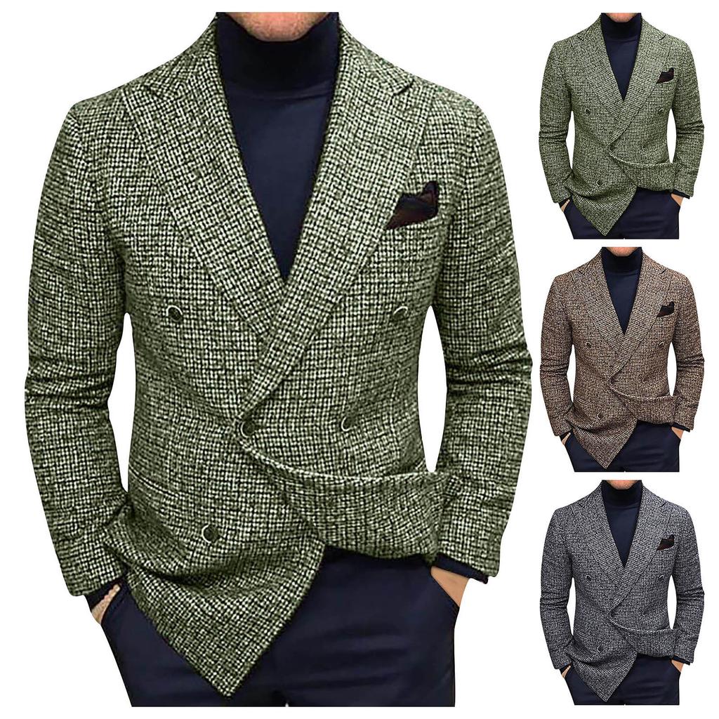 Men's Spring Thin Casual Fashion Loose Single Lapel Breasted Jacket