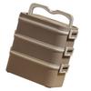 3 Layer Lunch Box 304 Stainless Steel Stackable Portable Large Capacity   Box for Kids Adults Students