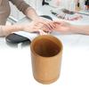 Waterproof Desktop Bamboo Storage Container  Bathroom Toothbrush Cosmetic Brush Organizing