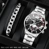 Watch 2-Piece Set Men'S Watch Business Watch Quartz Watch Set