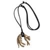 Stylish Clavicle Necklace With Vintage Leopard Pendant In Electroplated Finish For Enhancing Personalize Styles