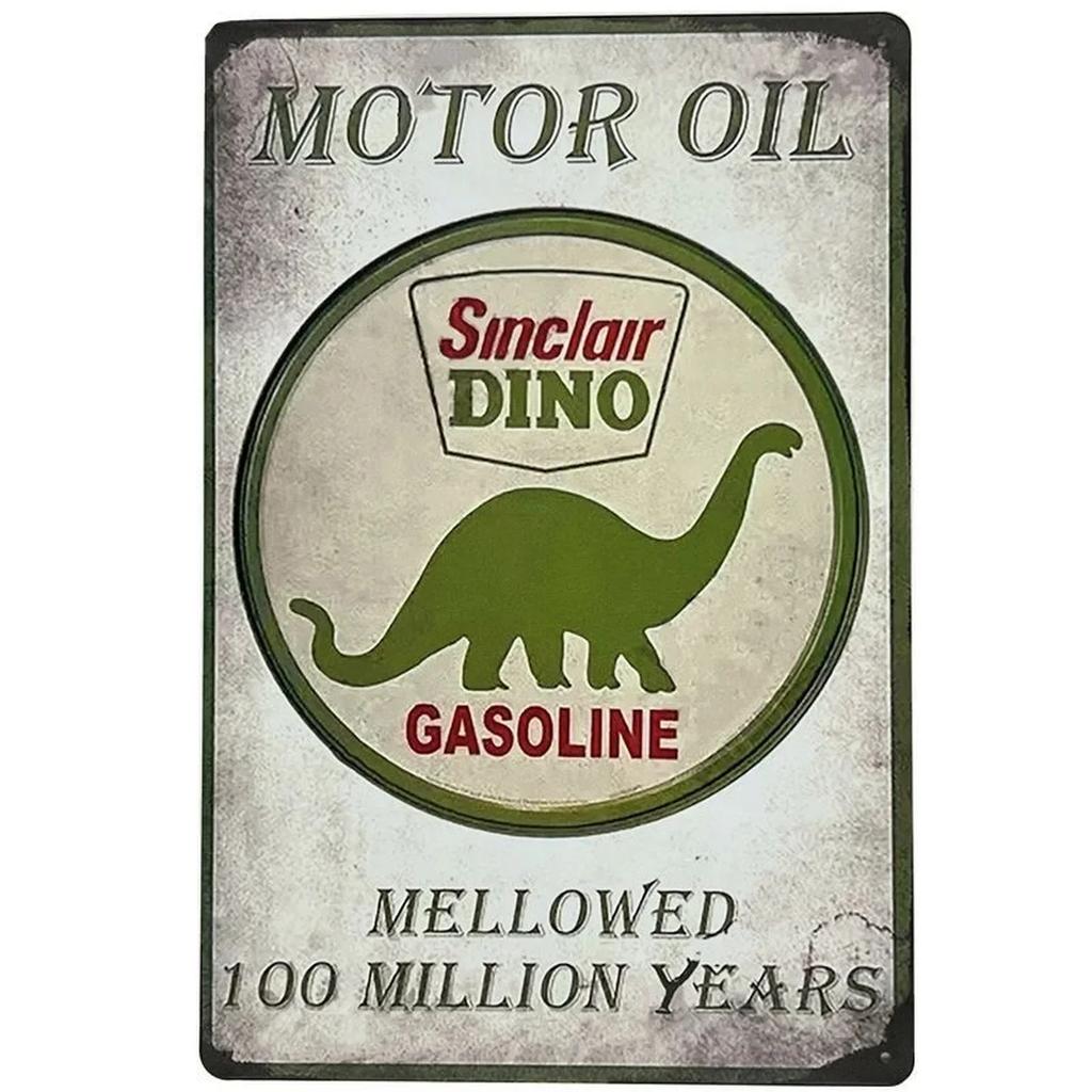 Motor Oil Gas Metal Signs Esso STP Wall Art Poster Plaque Vintage Iron Painting Decoration for Man Cave Cafe Garage Club Bar