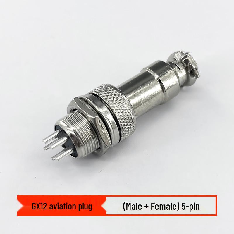 GX12 Aviation Connector Plug: Stable, Anti-Aging, Corrosion-Resistant, Industrial-Grade Socket & Plug.