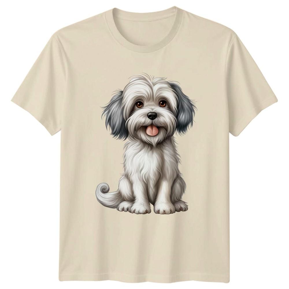 Havanese Dog Dogs Animals Unisexs TShirt Unisexs Tee Graphic Unisex Top