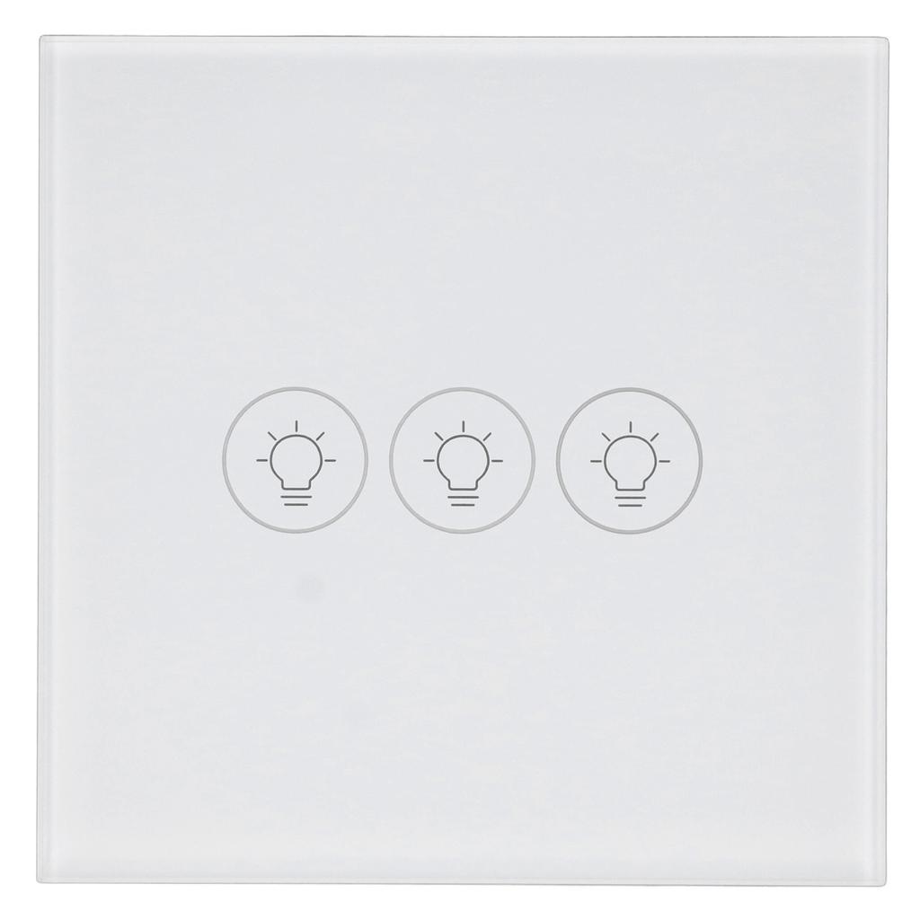 WiFi Touch Light Switch Voice Control Dimmable Smart Wall Touch Switch with Timer for Tuya 90?250V