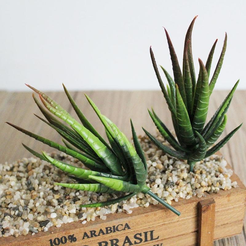 Künstliche Pflanze Diy Fake Aloe Home Room Dekoration PVC Optionale Arten