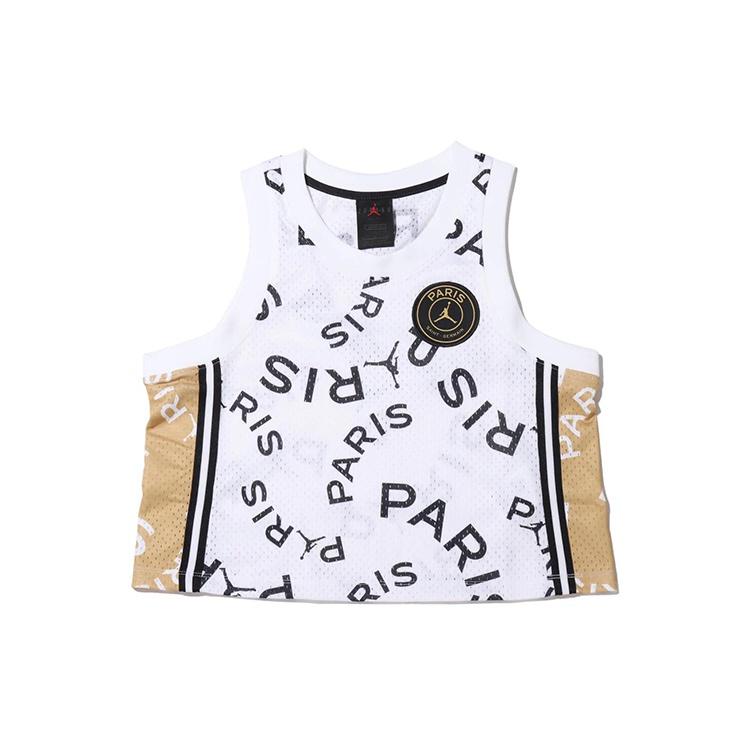 (WMNS) Air Jordan x Paris Saint-Germain Jersey White Women s CU5708-100 L