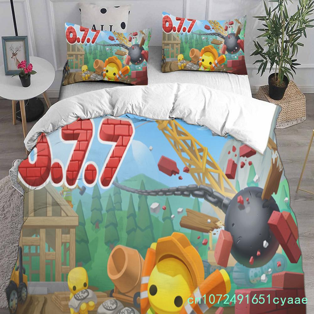 Copripiumino Set Biancheria da Letto Wobbly & Life Singolo Gemello Matrimoniale Queen King Size Trapunta Copri Letto Anime Federa 2-3 Pezzi Set