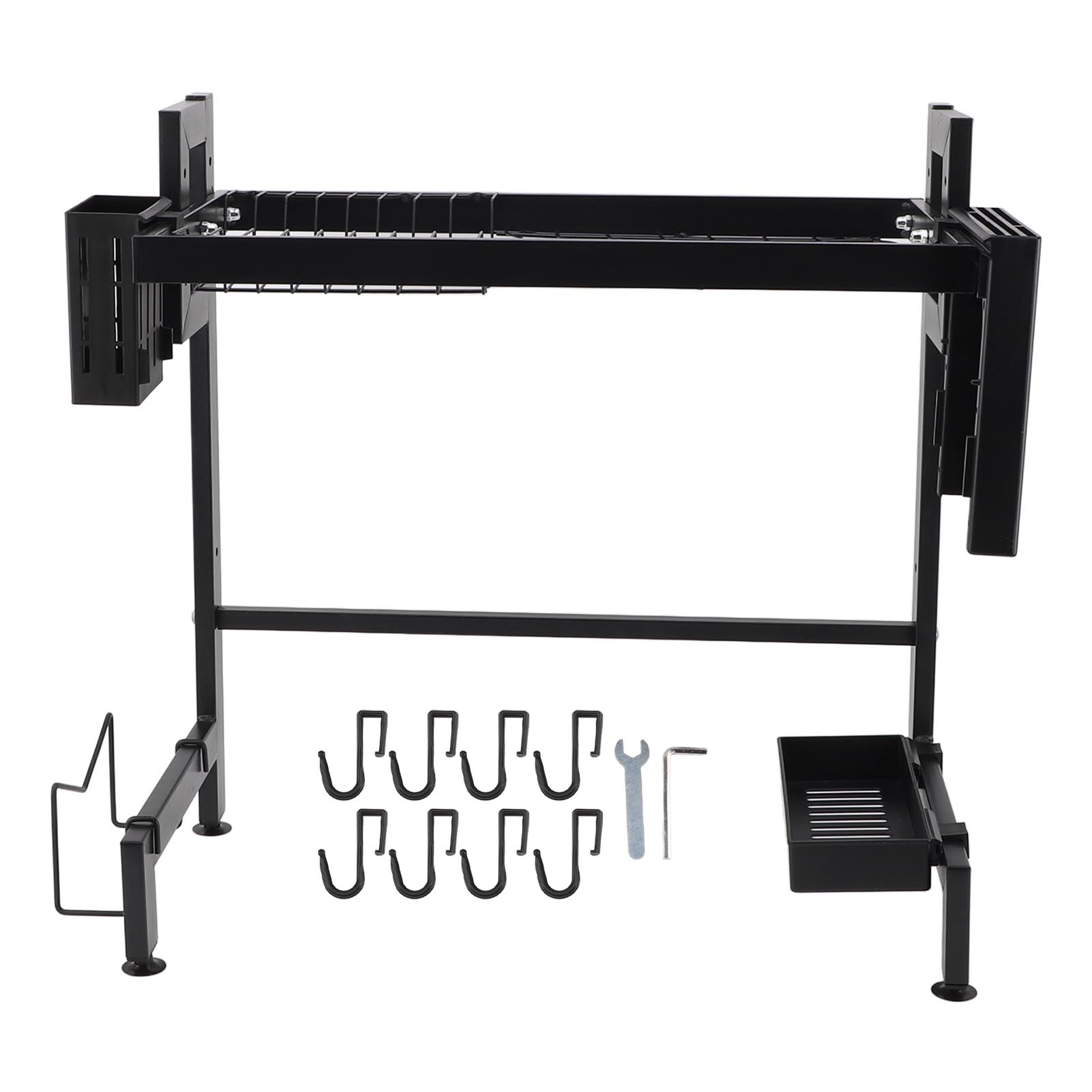 

Полка для сушки посуды над раковиной, большая емкость, металлическая, утолщенная, для кухни, двойная