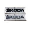 WUM1 3D Buchstaben Emblem Aufkleber für Skoda RS Yeti Fabia Superb Octavia Kodiaq Karoq Tour Rapid Auto Heckklappen Emblem Auto Zubehör