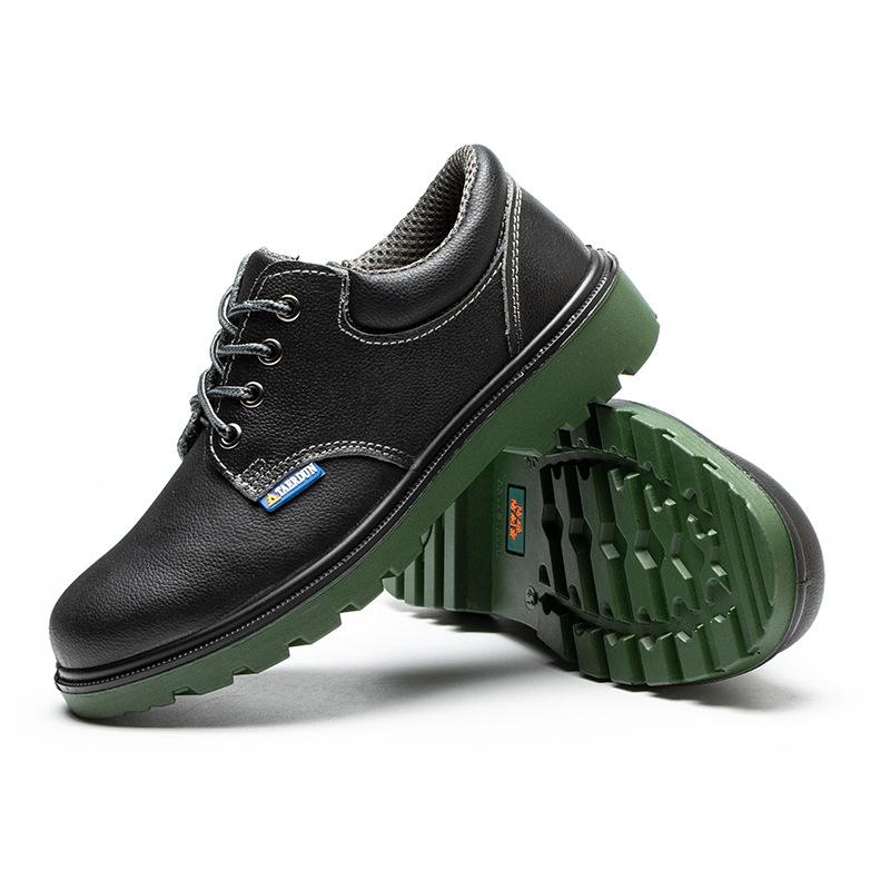 

Men s cowhide safety anti-collision anti-puncture not tired feet lightweight wear-resistant non-slip welding field work labor protection shoes 48