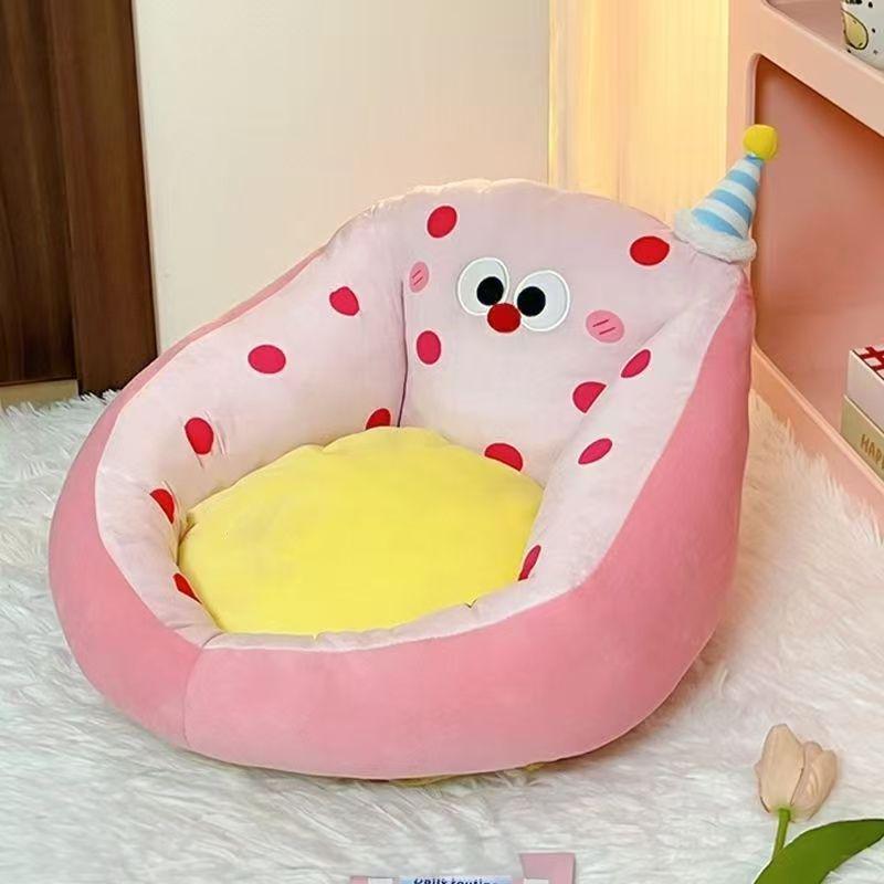Lazy Sofa Floor Cushion with Backrest: Integrated Bedroom Tatami, Bay Window, Children's Reading, Soft Futon.