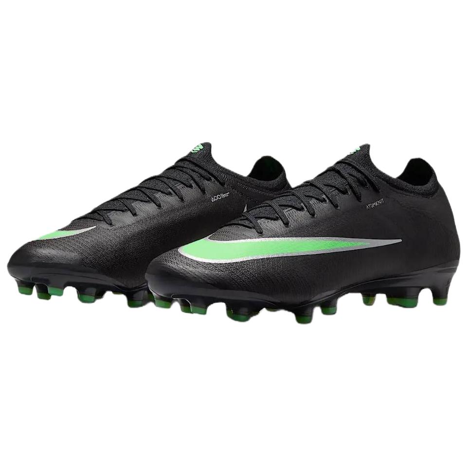 Nike Mercurial Vapor 17 Elite AG Low Black Illusion Green Unisex Cleats IO4252-001