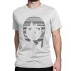 Serial Experiments Lain White Noise T Shirts Men Women Pure Cotton Awesome T-Shirts Anime Lwakura Sci Fi Manga Plus Size