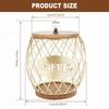 Coffee Pod Basket Holder Metal Coffee Pod Organizer with Dust Cover Hollow Design Large Capacity Kitchen Storage Basket