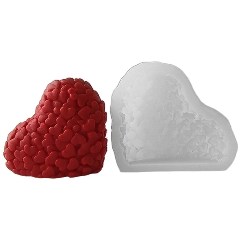 

Форма для свечей в форме сердца, литая смола на День Святого Валентина, силиконовая форма, сделай сам, ароматерапия, ароматические свечи, гипсовые глиняные украшения