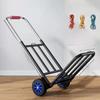 Portable Hand-Pulled op Cart Foldable Cargo very Vehicle Lightweight Household Vegetable Bung Transport Tool
