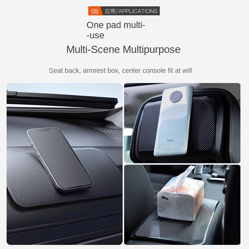 Car Non Slip Mat Sticky Anti Slip PU Pads Heat Resistant Car Dashboard Phone Sunglasses Holder Car Styling Lnterior