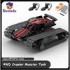 MOC 4WD Crawler Monster Tank High Speed Buggy Motor Off-Road Cross Excavator Chassis APP Remote Control Building Blocks Vehicle