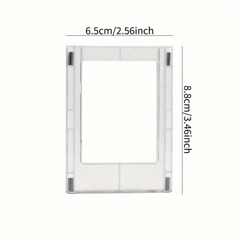 Decor Stickers Valentine's Day, Valentines Wedding, Birthday, Picture Frame, Acrylic Fridge Magnetic Frame, Acrylic Photo Picture Frames
