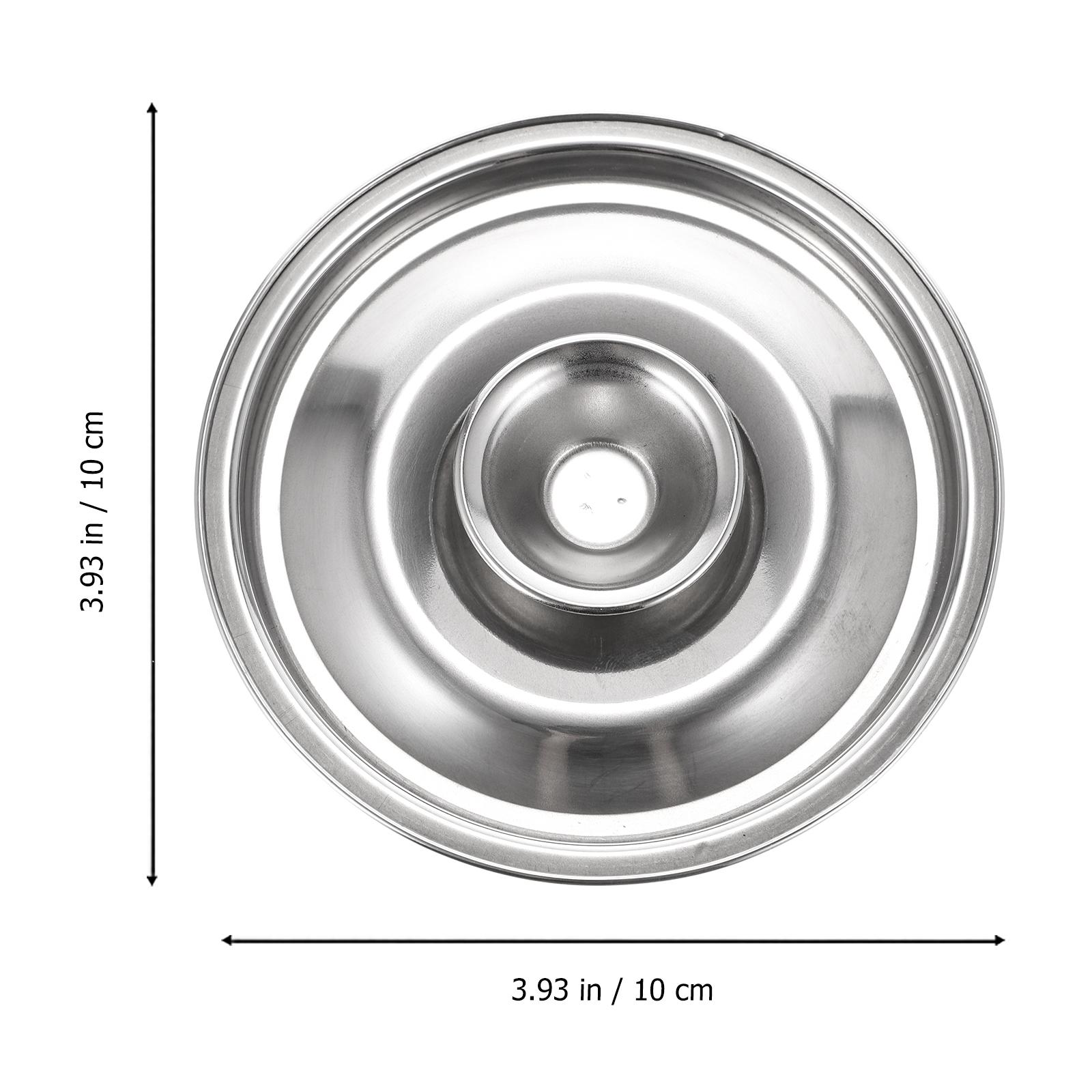 1Pcs Stainless Steel Oil Can Lid 10Cm Sturdy Seasoning Pot Cover Kitchen Gadget Household Tool Pot Lid Seasoning Cover