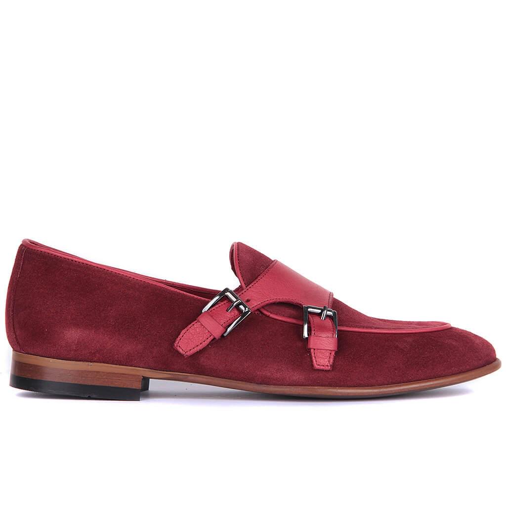 

Sail Lakers - Мужская повседневная обувь из замши бордового и красного цвета из кожи