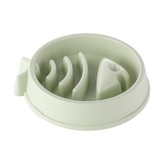 

Миска для медленного питания домашних животных в форме рыбьей кости, устойчивая к укусам, предотвращает удушье, медленное питание, здоровый дизайн, маленькая и средняя миска для корма для собак, товары для домашних животных зелёный