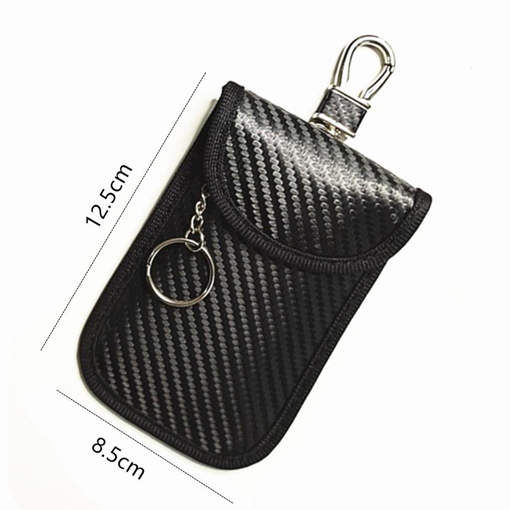 2025 Kolfiber Stöldskydd Nyckelfobs Sköld med RFID-blockerare